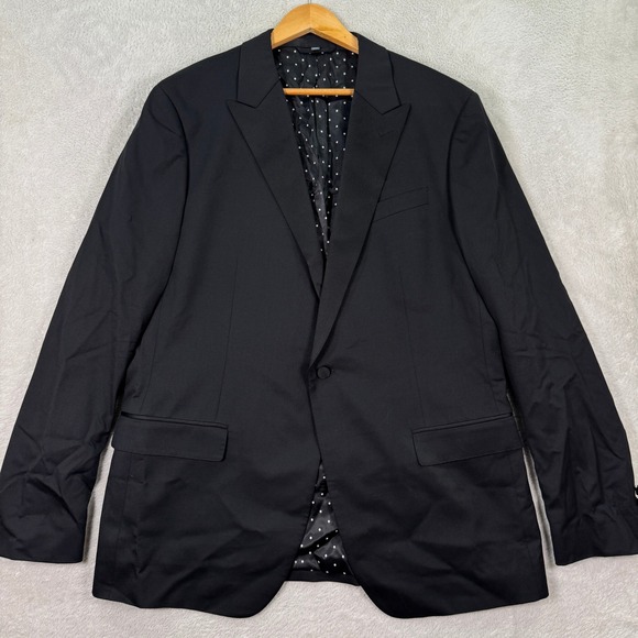 NEW BONOBOS Mens 46L Black Comero Flexo Wool Athletic Fit...